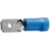 Spade Terminal Set - 6.3mm Blue - 10 pcs