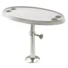 Oval Table 76x45cm - Adjustable/Removable Leg