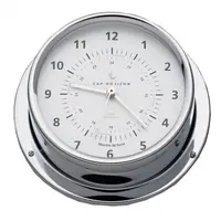 Polished Stainless Steel Clock - 110mm