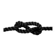 Black Mooring Rope HT - 22mm - 100m