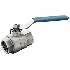 Inox Ball Valve - 1"1/2 - AISI 316, Thread: F1"1/2