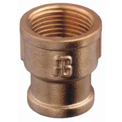 Bronze Reducing Socket F-F - 2" to 1"1/2, Thread: 2"-1"1/2
