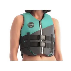Nylon Life Vest for Woman - Vintage - S, Clothing size: S, Color: Teal