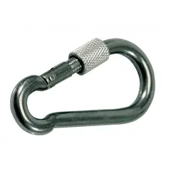 AISI 316 Carabiner with Safery Screw - diameter 12mm, Diameter, mm: 12