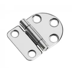 Mirror Polished S.S. Reversed Hinge - 40x30mm, Model: Reversed