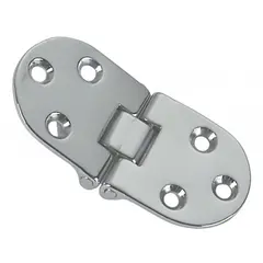 Hinge in chromed brass - 80x30mm