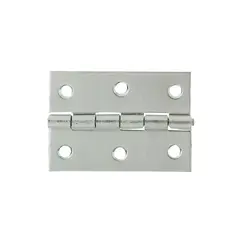 Mirror Polished S.S. Hinge - 80x50mm, Dimensions, mm: 80x50