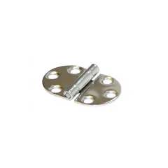 Mirror Polished S.S. Reversed Hinge - 48x30mm, Model: Reversed