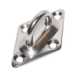 Pad Eye on Diamond Base - 37x60mm, Dimensions, mm: 37x60