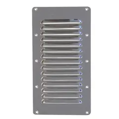 Stainless steel louver vents - 228x127mm