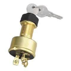 Brass Engine Ignition Keys - 4 Terminals