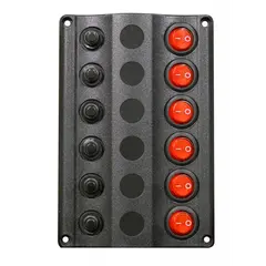 Circuit panel with 6 switches
