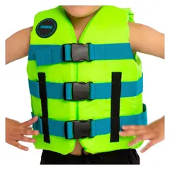 Nylon Life Vest for Kids - Green, Color: Green