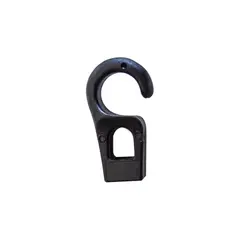 Black Nylon Hook diameter 6mm, Color: Black