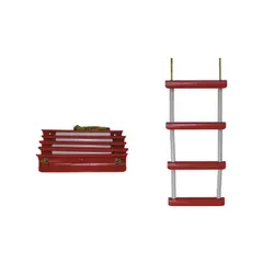 Rope Boarding Ladder - 4 Steps, Length, mm: 1240