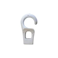 White Nylon Hook diameter 6mm, Color: White
