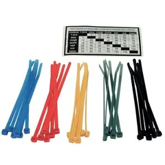 Mooring Cable Marker Set - 6 Colors + Sticker