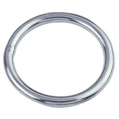 Polished Round Welded Ring A4 Ø8 x 50mm