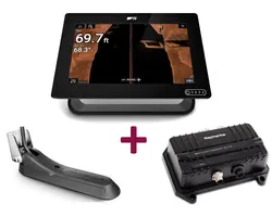 AXIOM+ 9 Touch with integrated RealVision 3D Sonar, RV-100 transducer and AIS 700