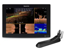 AXIOM 12 Touch with integrated RealVision 3D Sonar and RV-100 Transducer