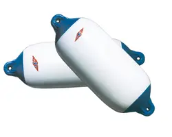 Inflatable Twin Eye Fender Ø 15.5 cm - White and Blue, Length, cm: 58, Diameter Ø, cm: 15.5
