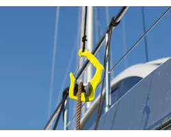 Rotating mooring hook with rope extension - GHOOK