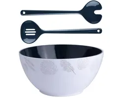 Living Salad Bowl with Spoons