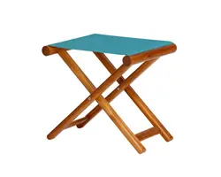 Folding Stool - Turquoise, Color: Turquoise