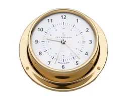 Polished Brass Clock - 110mm