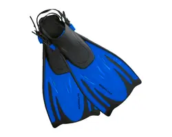 T-Jet Adjustable Foot Fins for Adult - Blue - L/XL, Shoe size: From 41 to 44,5, Color: Blue