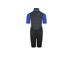 Storm 2.8 Child Short Wetsuit - Black/blue - S, Clothing size: S