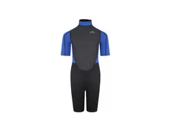 Storm 2.8 Child Short Wetsuit - Black/blue - L