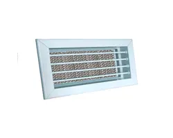 White Aluminum Return Air Grille with Filter - 400x250mm