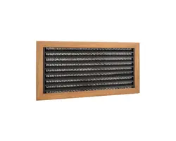 Teak Return Air Grille with Filter - 250x150mm