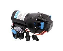 Par-max 5HD Pressure-controlled Diaphragm Pump - 40psi - 12V, Maximum water flow, l/min: 19, Voltage, V DC: 12