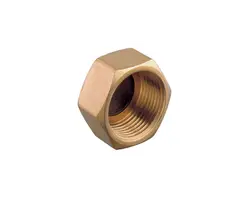 Brass Female Thread Cap - 1"1/4, Thread: 1"1/4