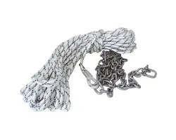 Anchor Rope Set - 10mm - 50m, Rope length, m: 50, Rope diameter, mm: 10