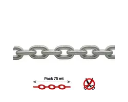 Galvanized Calibrated Chain - 10mm - 75m