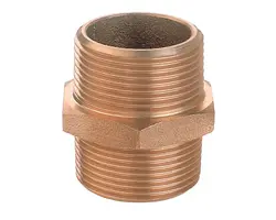 Brass nipple M-M 3/4