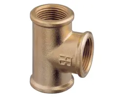 Brass T joints 1"