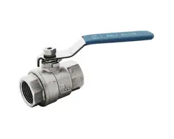 Inox Ball Valve - 1/2" - AISI 316, Thread: F1/2"