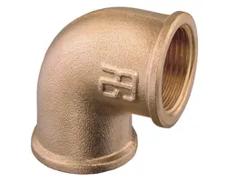 Brass elbow 90 F-F 3"