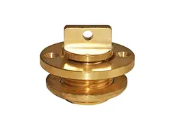 Brass water drain socket Ø 37mm