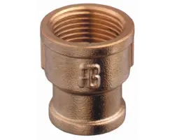 Bronze Reducing Socket F-F - 2" to 1"1/2, Thread: 2"-1"1/2