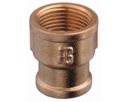 Bronze reduced pipe sleeves F-F 3/4'' to 1/2''