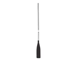 Anodized Aluminium Jointed Oar - 35mm - 160cm - Black, Length, cm: 160