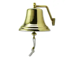 Approved Polished brass Ship's Bell - 100mm