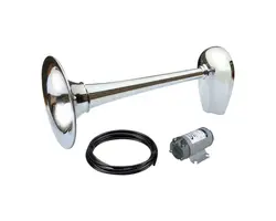 Chromed IMO Approved Marine Horn - 24V