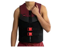 Neoprene Life Vest for Men - Burgundy Red - XL, Clothing size: XL, Color: Red