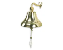 Polished Brass Ship's Bell - 100mm, Diameter, mm: 100